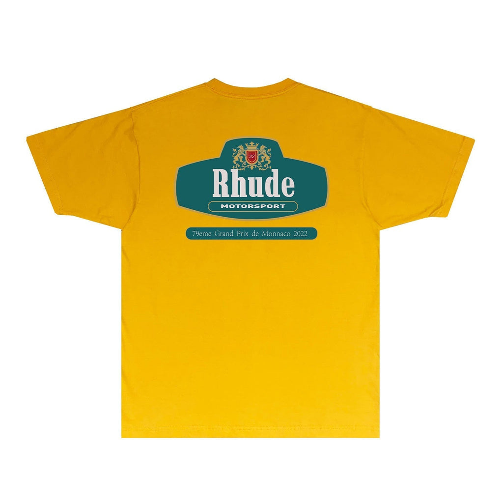 Rhude T-shirts Printed Trendy Pure Cotton