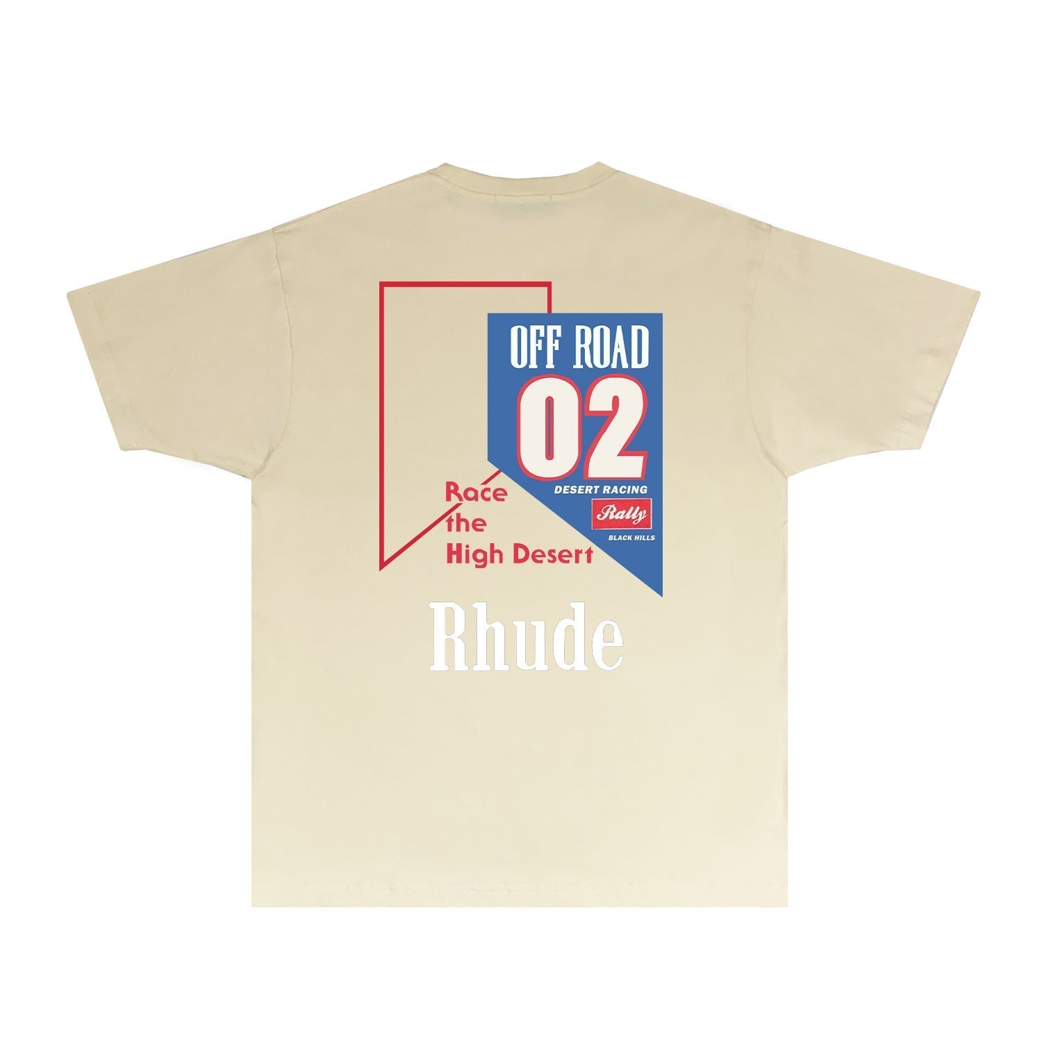 Rhude T-shirts Printed Trendy Pure Cotton