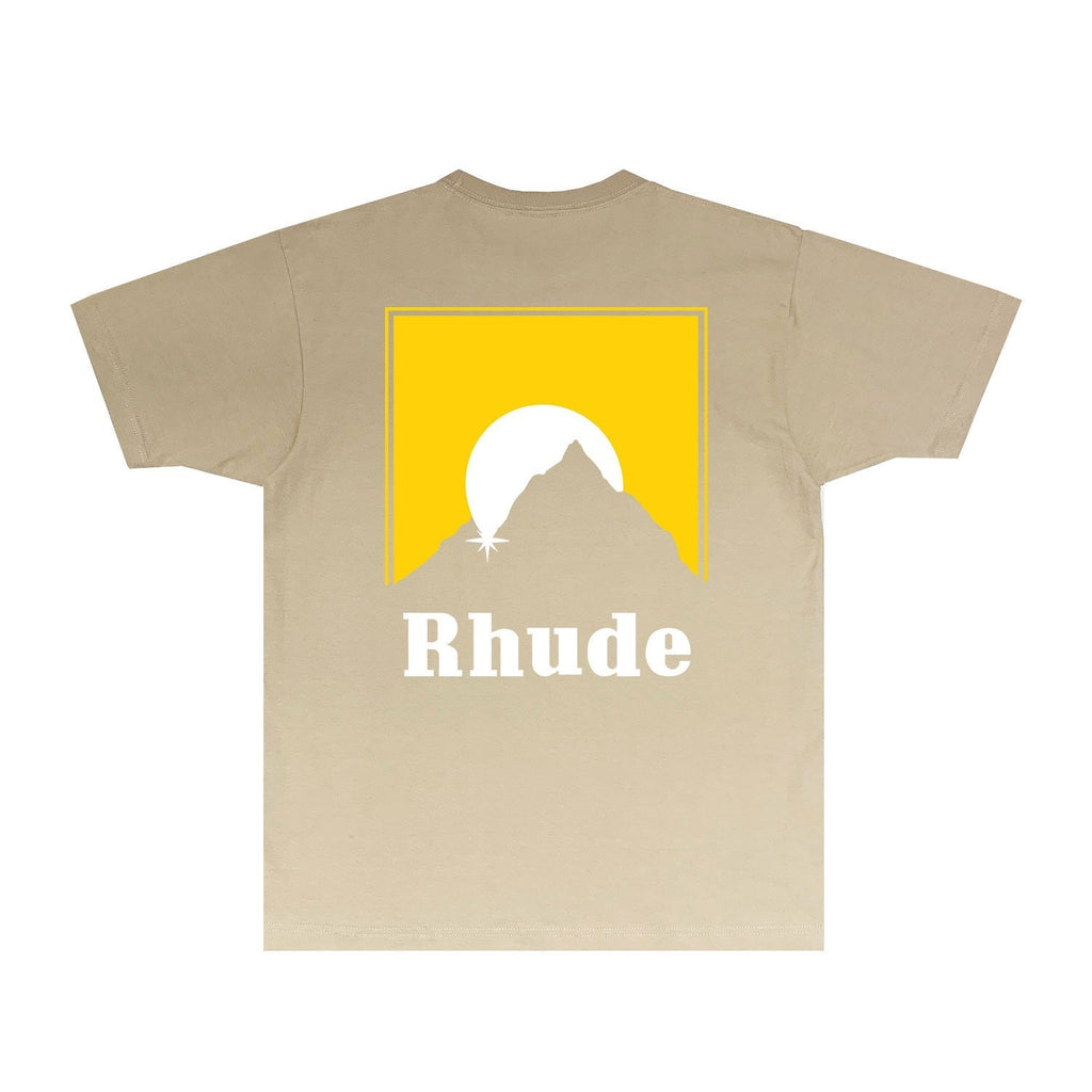 Rhude T-shirts Printed Trendy Pure Cotton